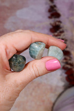 Aquamarine Tumblestones | 15-25mm | Brazil Tumblestones Tali & Loz Crystals
