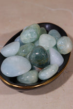 Aquamarine Tumblestones | 15-25mm | Brazil Tumblestones Tali & Loz Crystals