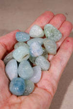 Aquamarine Tumblestones | 15-25mm | Brazil Tumblestones Tali & Loz Crystals