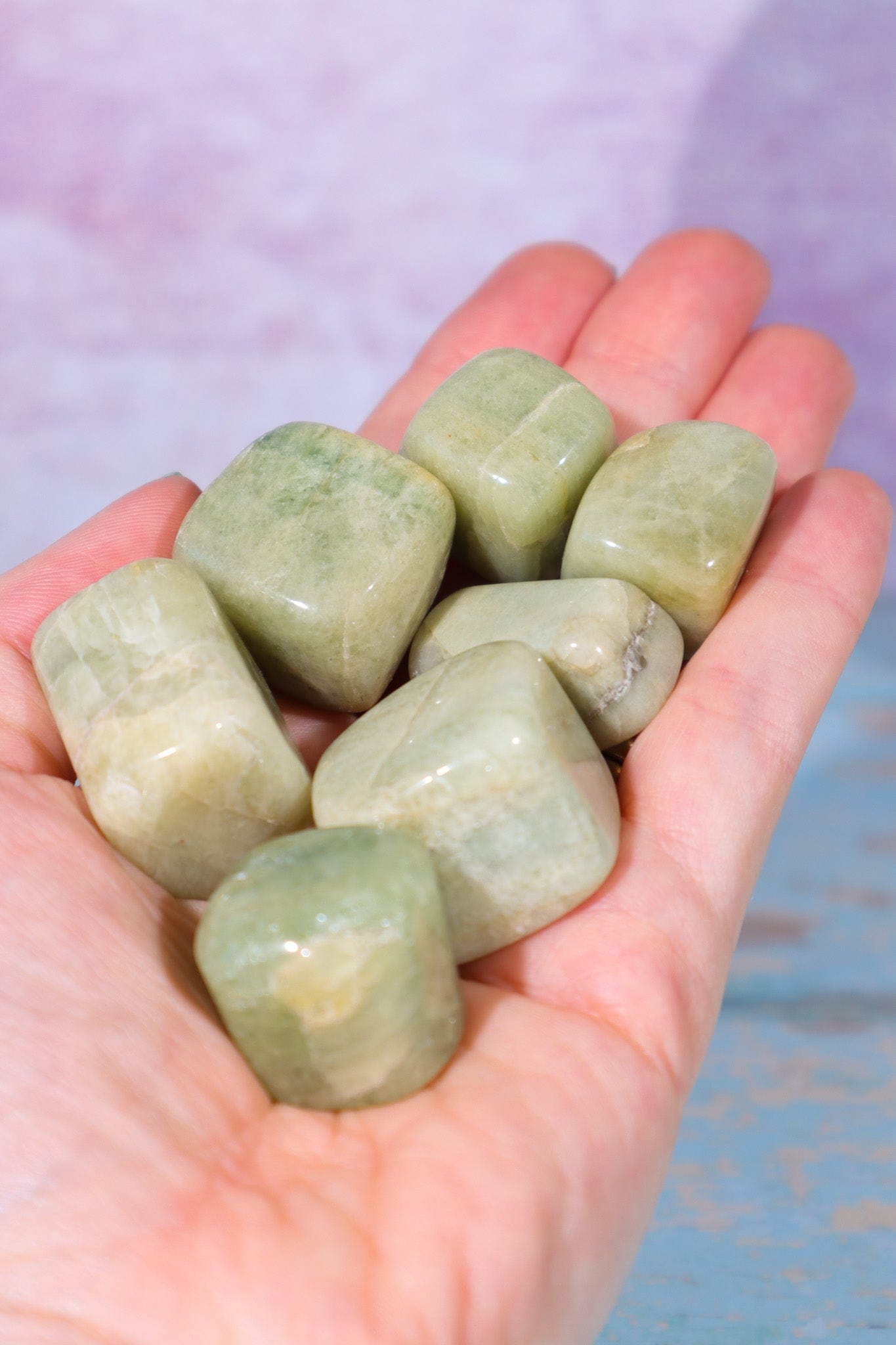 Aquamarine Tumblestones 20-30 mm Tumblestones Tali & Loz Crystals