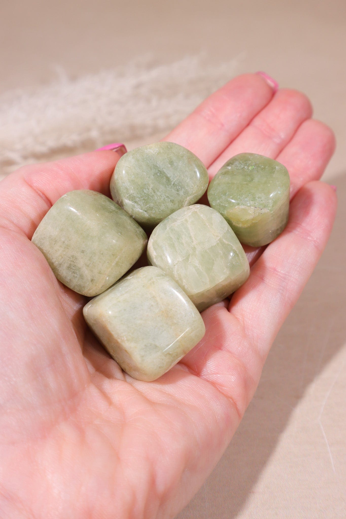 Aquamarine Tumblestones 20-30 mm - Tali & Loz Crystals