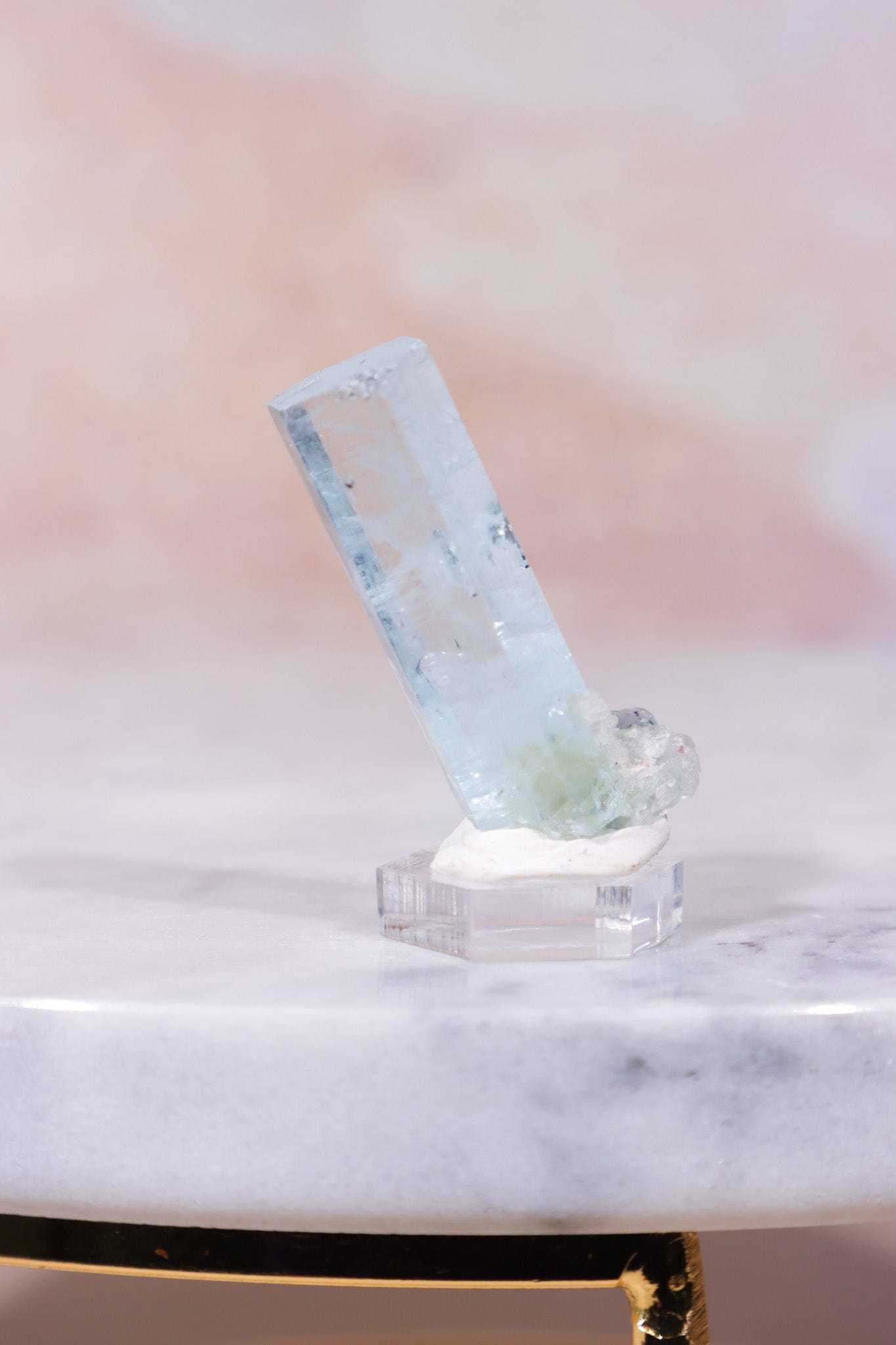 Aquamarine with Tourmaline Inclusions, Sold as Seen Specimen Tali & Loz Crystals