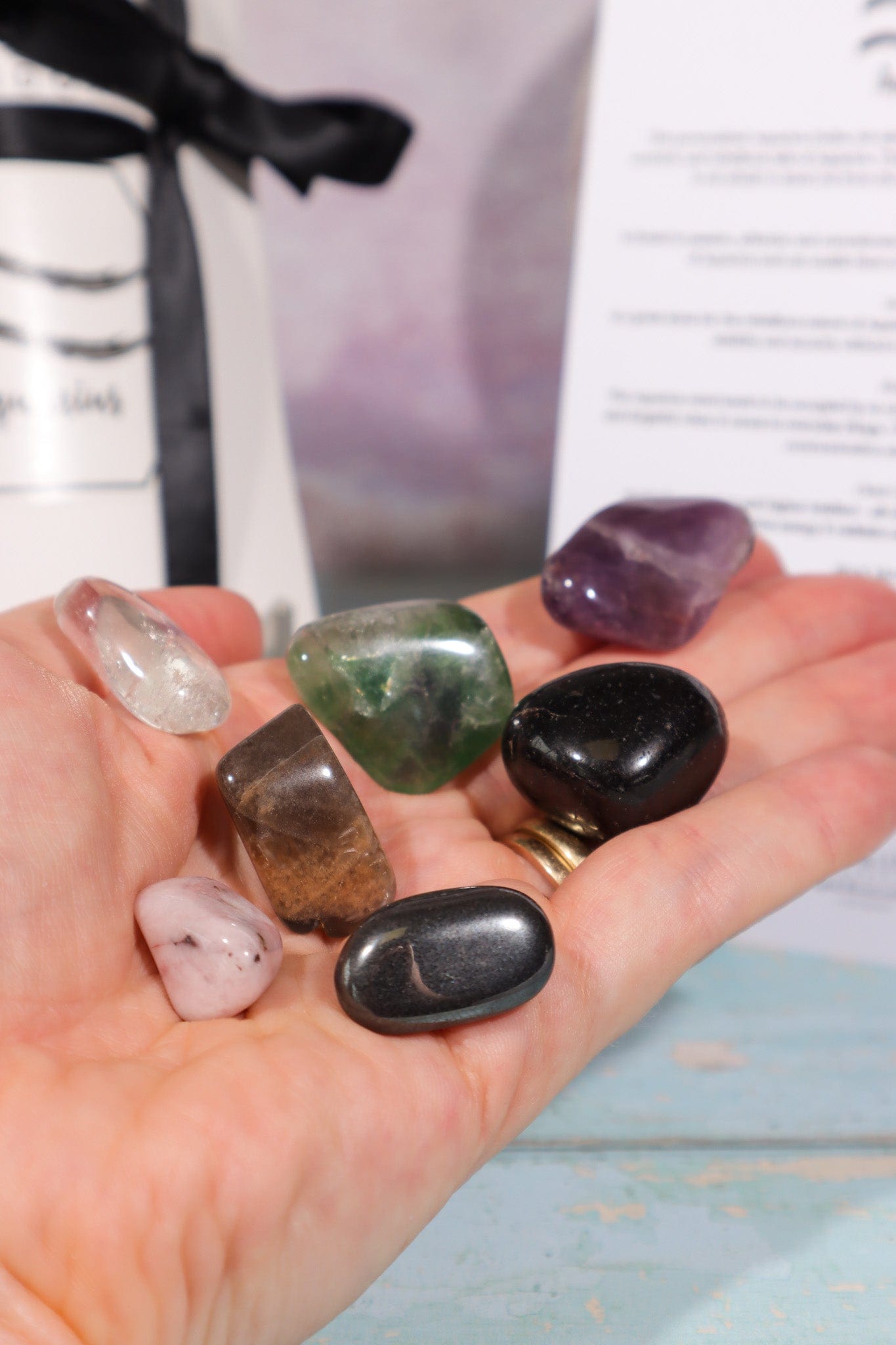 Aquarius Zodiac Crystal Set Crystal Sets Tali & Loz Crystals