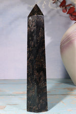 Arfvedsonite Tower 19cm Towers Tali & Loz Crystals