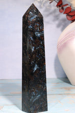 Arfvedsonite Tower 19cm Towers Tali & Loz Crystals