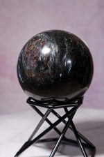 Arfvedsonite with Garnet Spheres 5cm, China Spheres Tali & Loz Crystals
