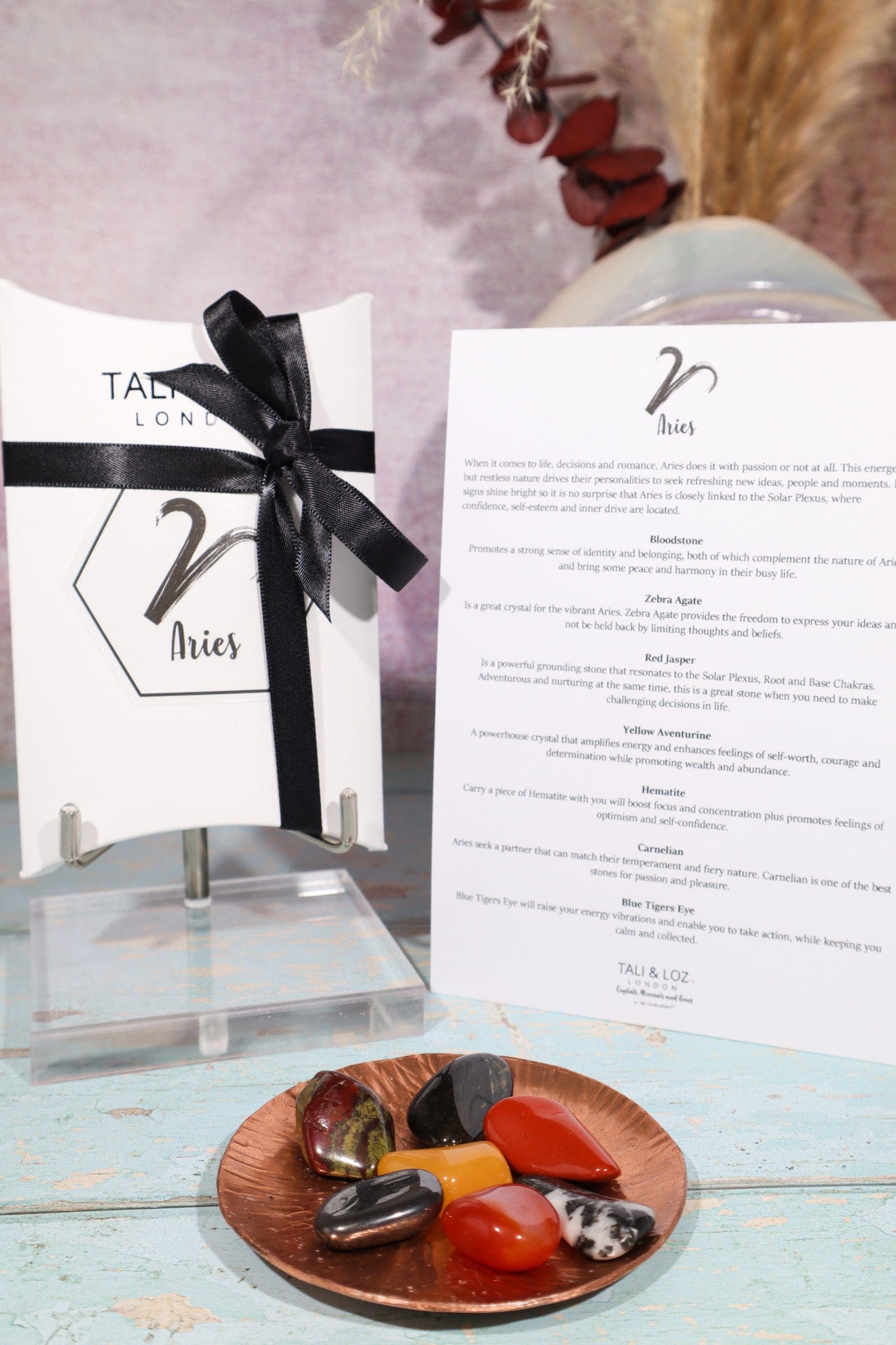 Aries Zodiac Crystal Set Crystal Sets Tali & Loz Crystals