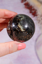 Astrophyllite and Labradorite Sphere 4.7cm, Russia Spheres Tali & Loz Crystals