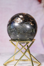 Astrophyllite and Labradorite Sphere 4.7cm, Russia Spheres Tali & Loz Crystals