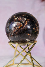 Astrophyllite and Labradorite Sphere 4.7cm, Russia Spheres Tali & Loz Crystals