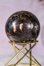 Astrophyllite and Labradorite Sphere 4.7cm, Russia Spheres Tali & Loz Crystals