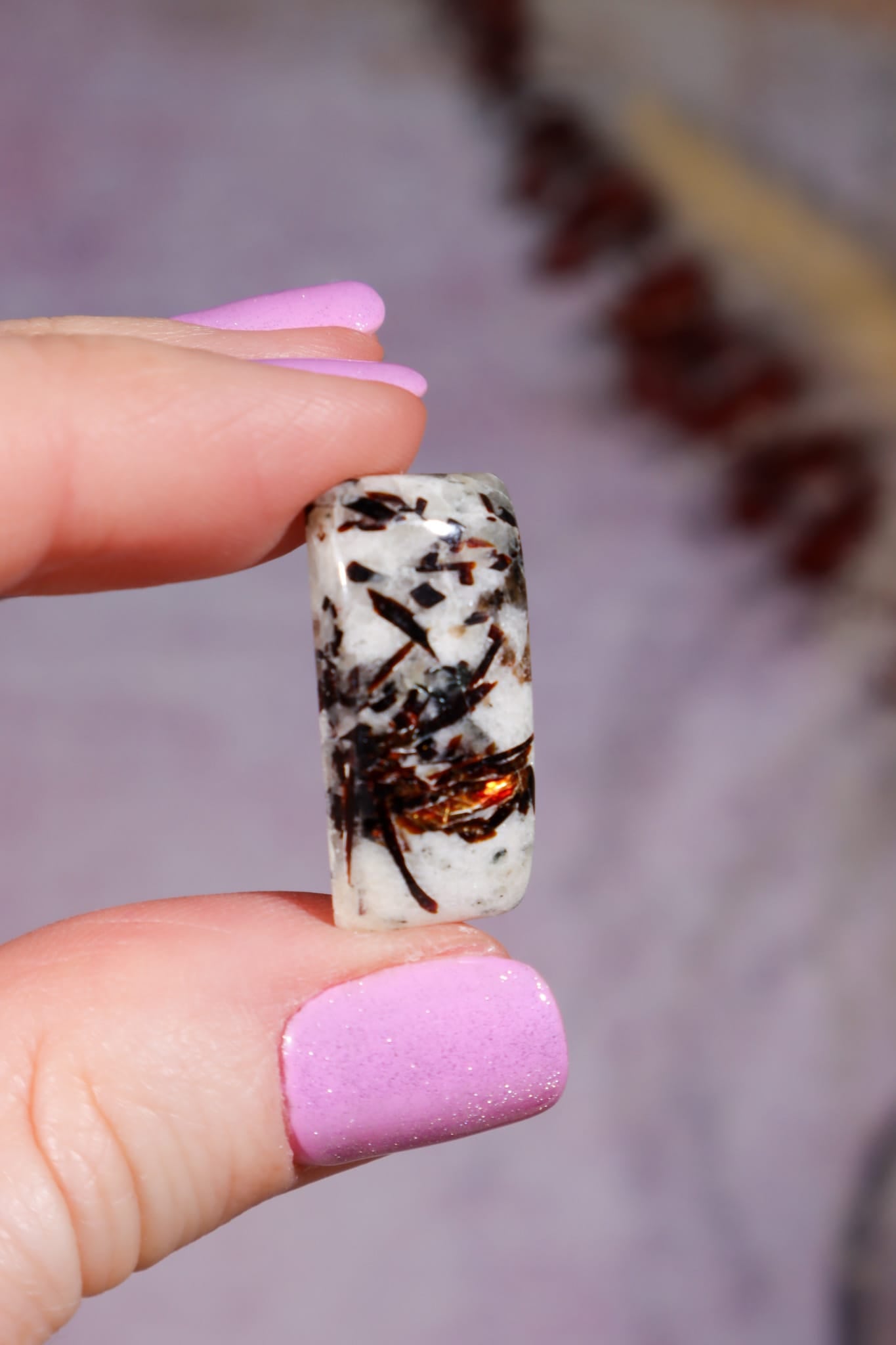 Astrophyllite Cabochon | 24mm | Russia Cabochon Tali & Loz Crystals