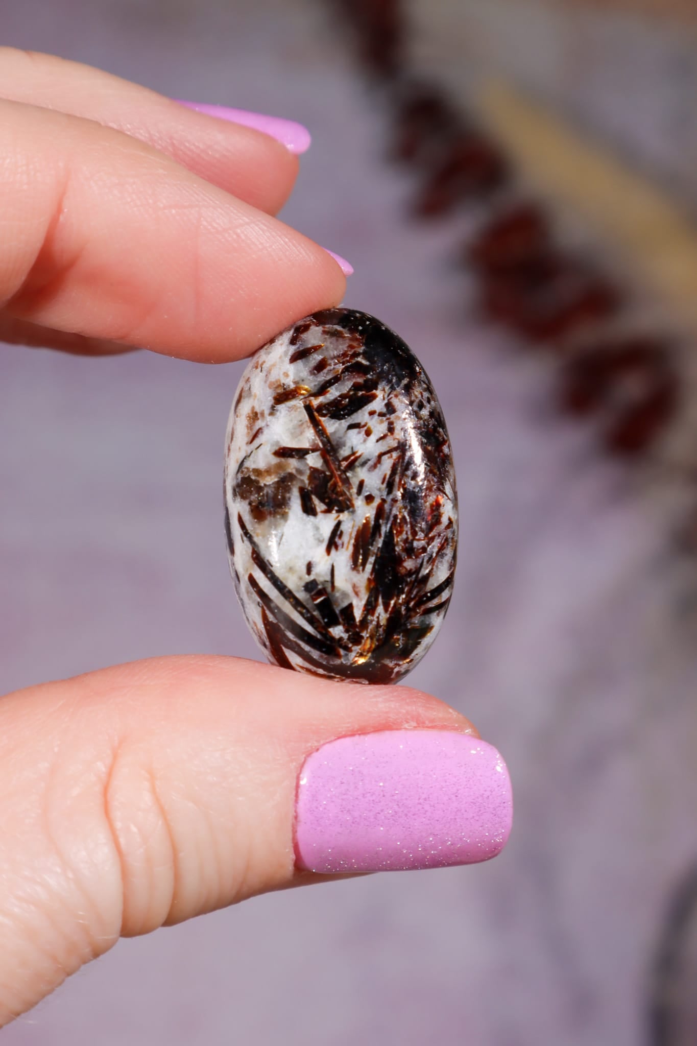 Astrophyllite Cabochon | 27mm | Russia Cabochon Tali & Loz Crystals