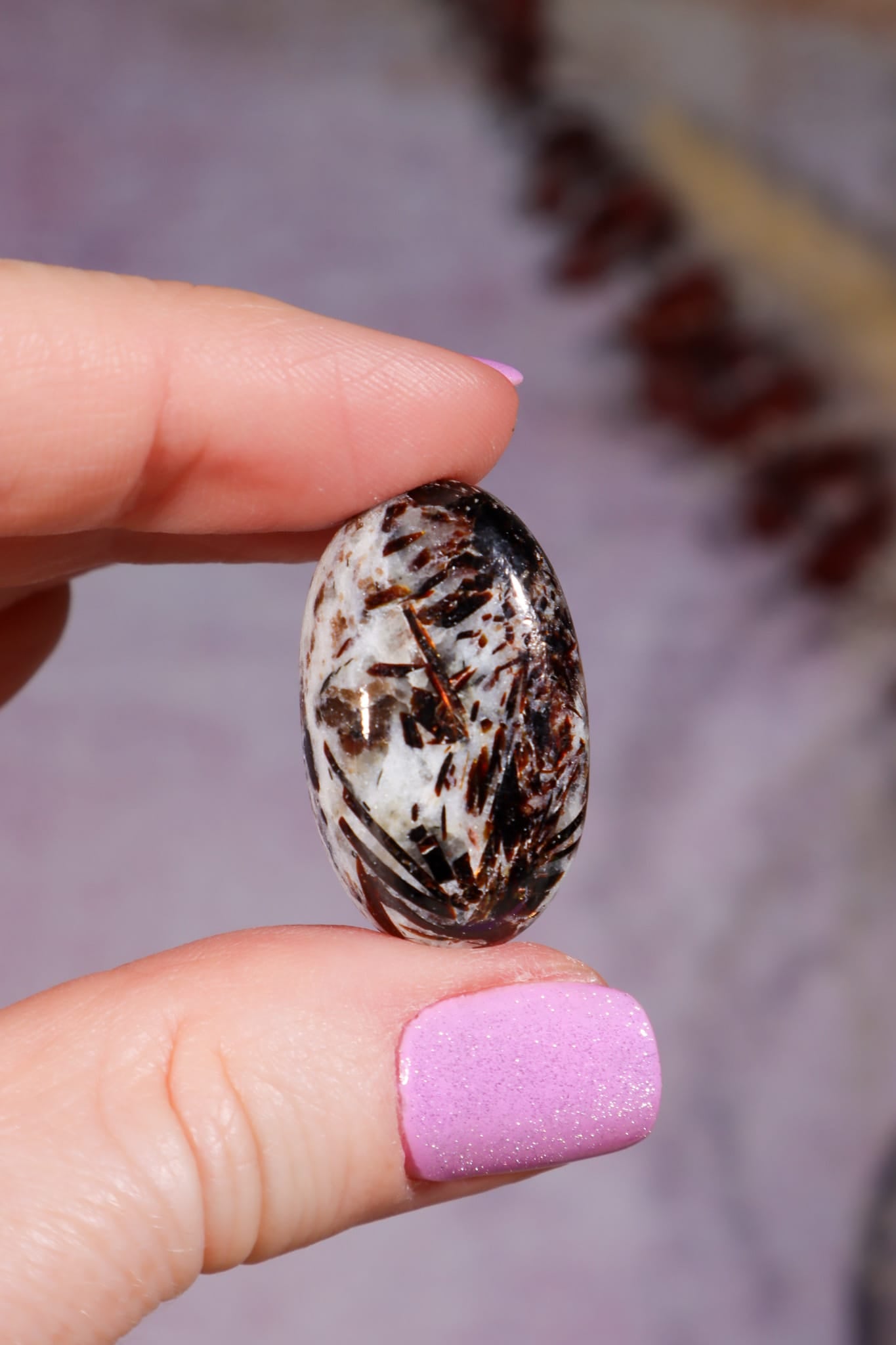 Astrophyllite Cabochon | 27mm | Russia Cabochon Tali & Loz Crystals