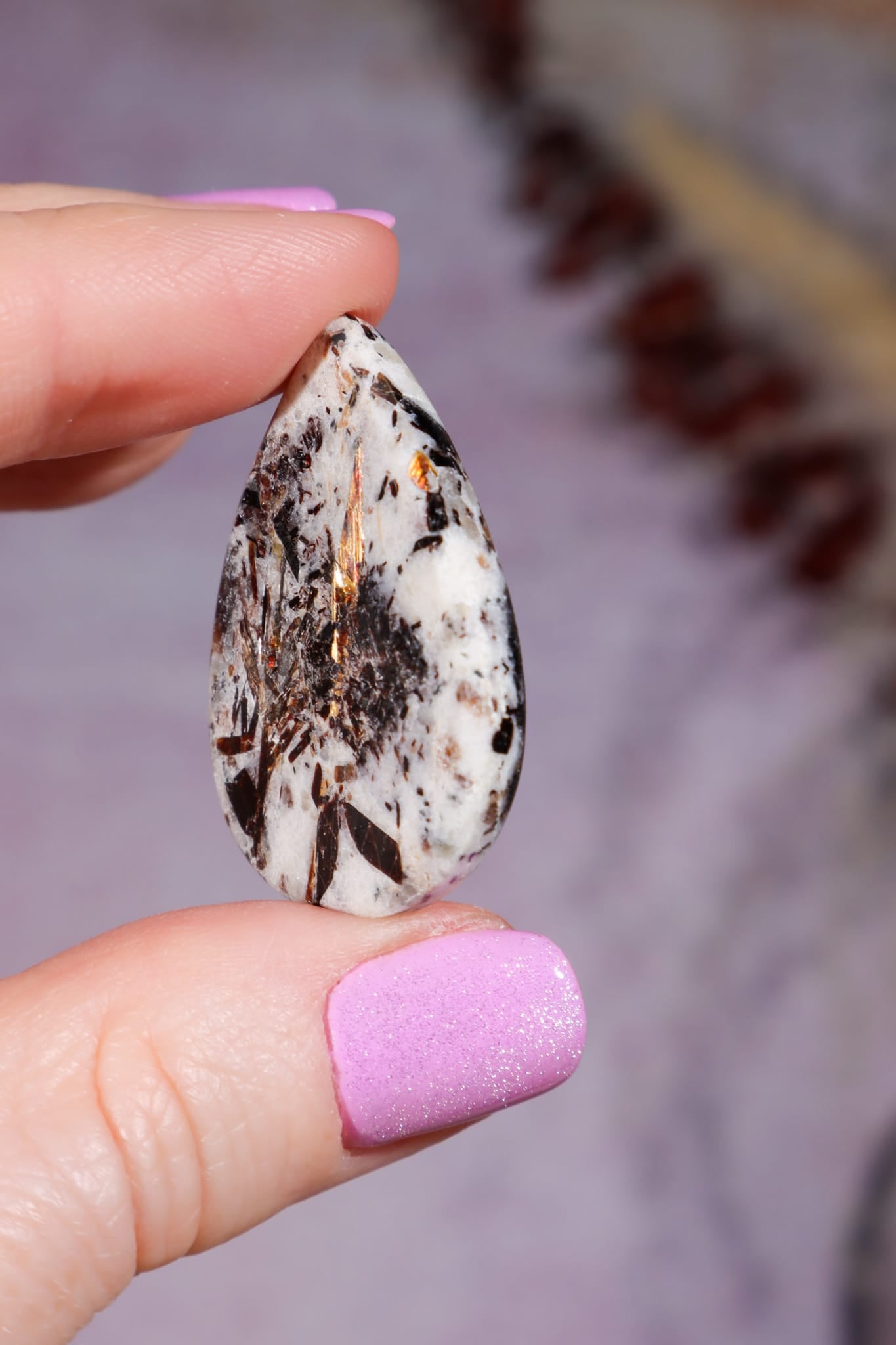 Astrophyllite Cabochon | 34mm | Russia Cabochon Tali & Loz Crystals