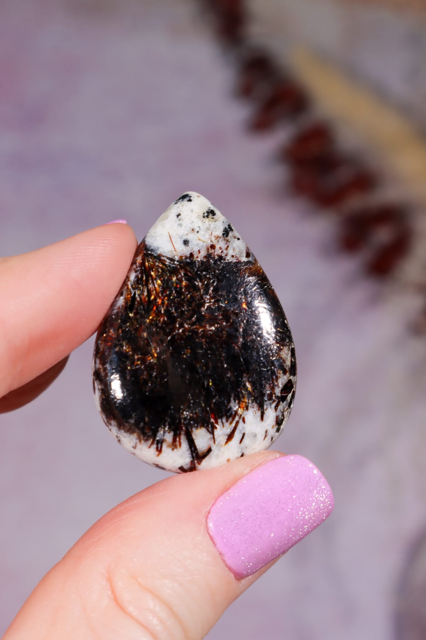 Astrophyllite Cabochon | 34mm | Russia Cabochon Tali & Loz Crystals