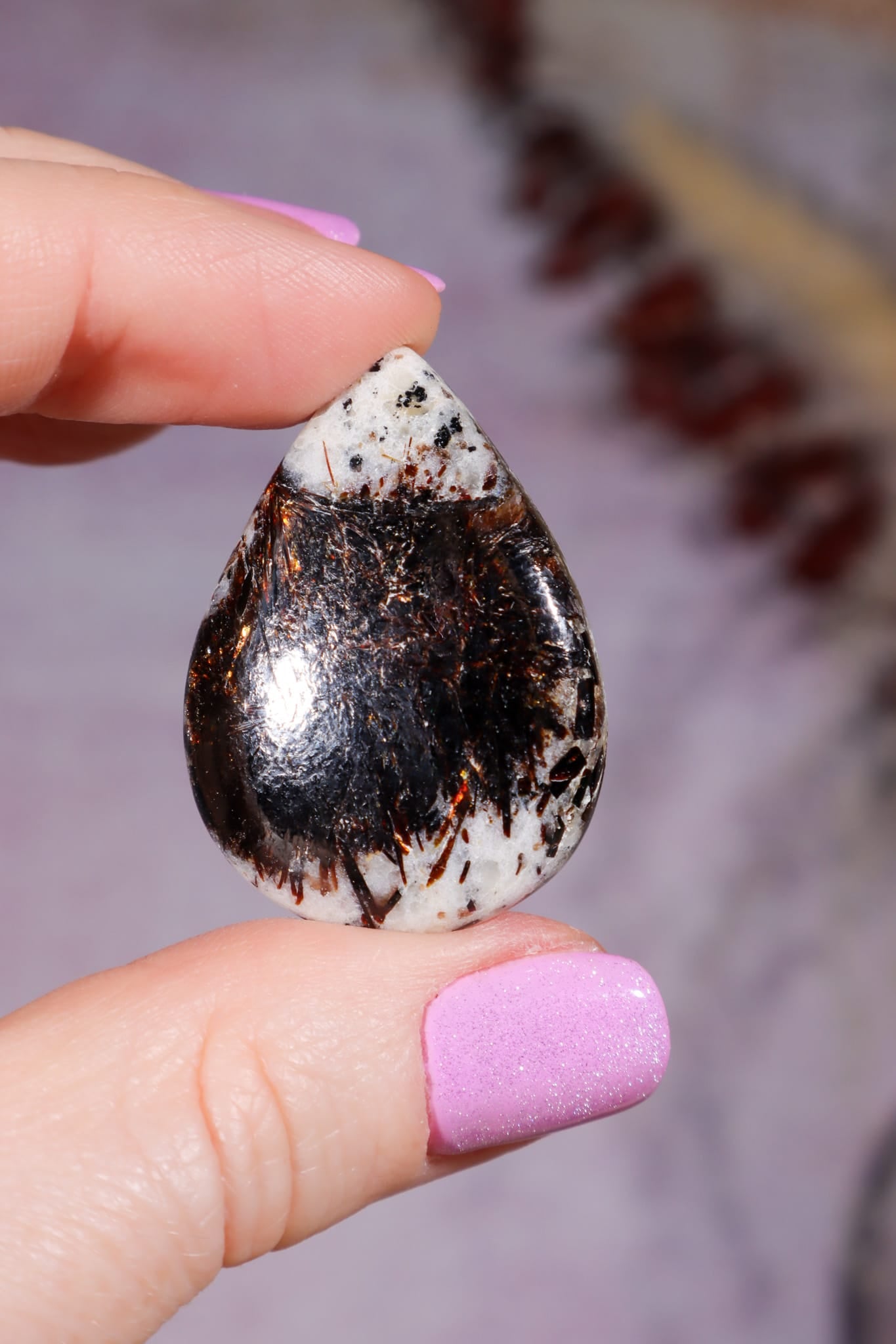 Astrophyllite Cabochon | 34mm | Russia Cabochon Tali & Loz Crystals