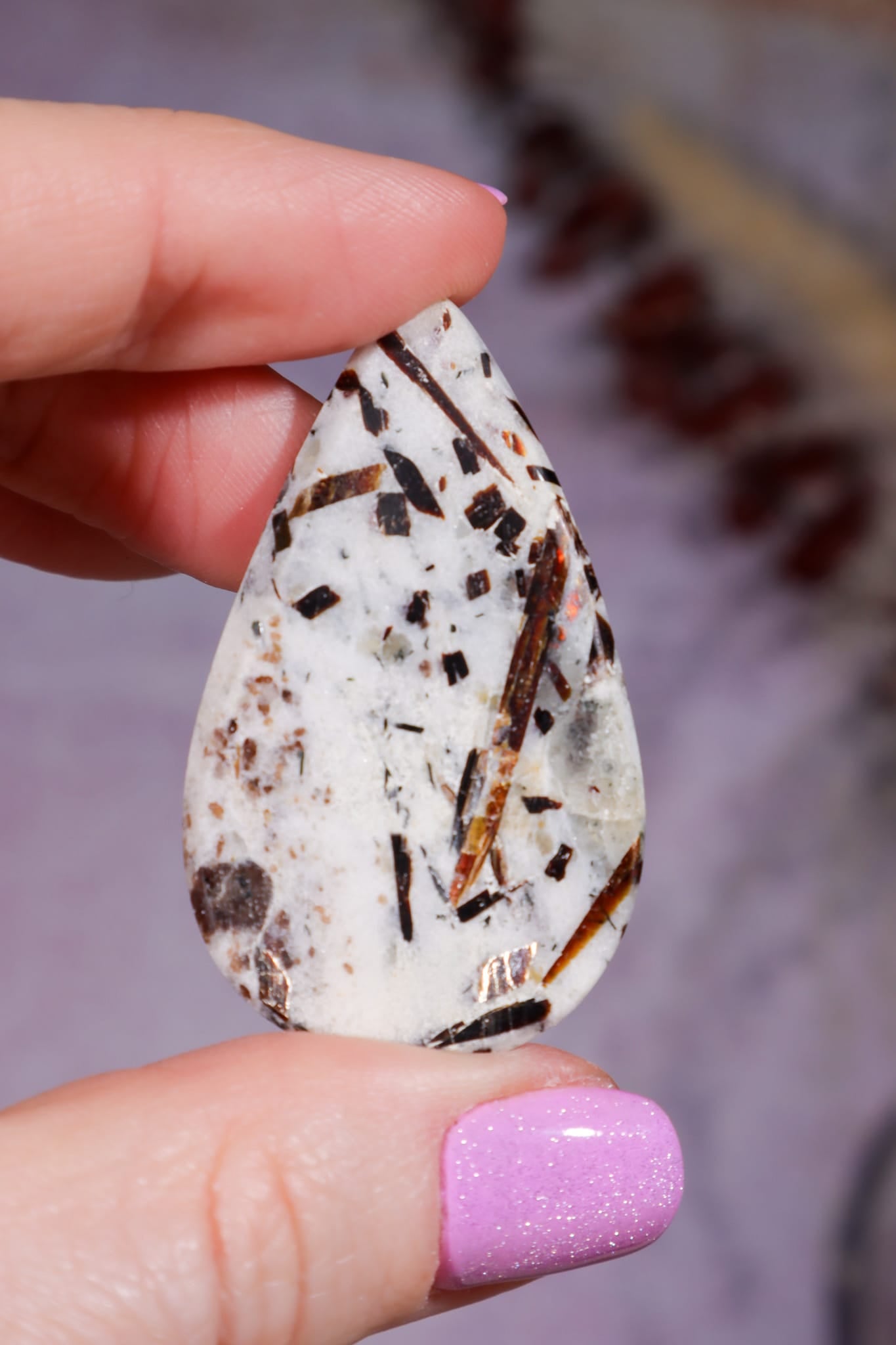 Astrophyllite Cabochon | 44mm | Russia Cabochon Tali & Loz Crystals