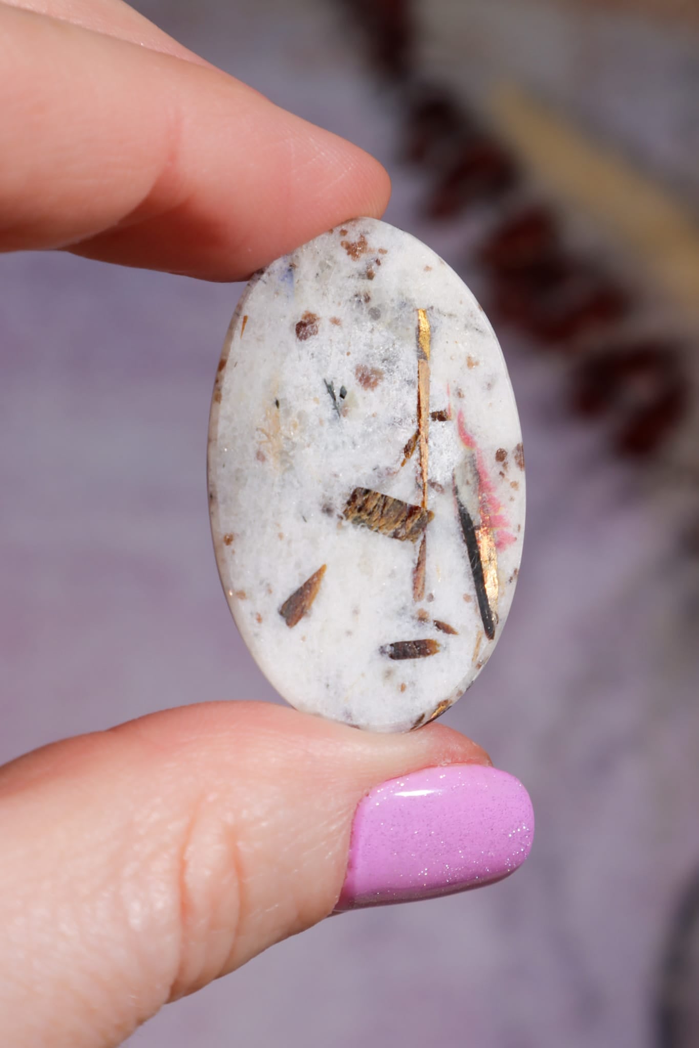 Astrophyllite Cabochon | Oval | Russia Cabochon Tali & Loz Crystals