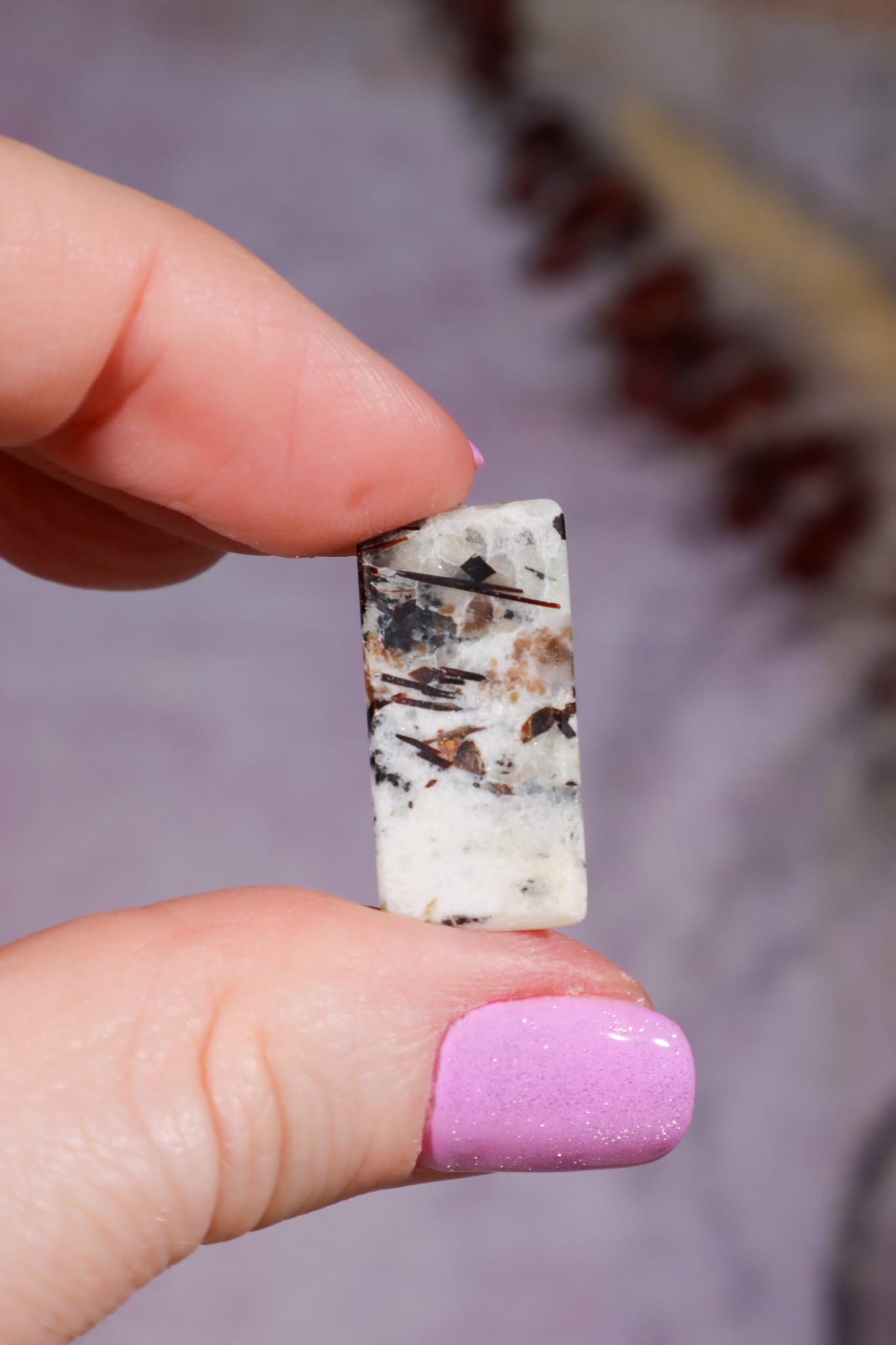 Astrophyllite Cabochon | Rectangular | Russia Cabochon Tali & Loz Crystals