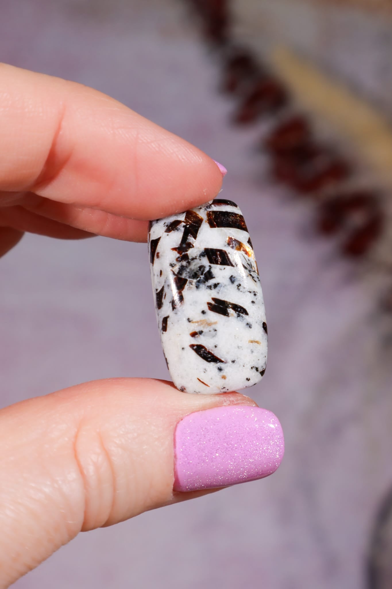 Astrophyllite Cabochon | Rectangular | Russia Cabochon Tali & Loz Crystals