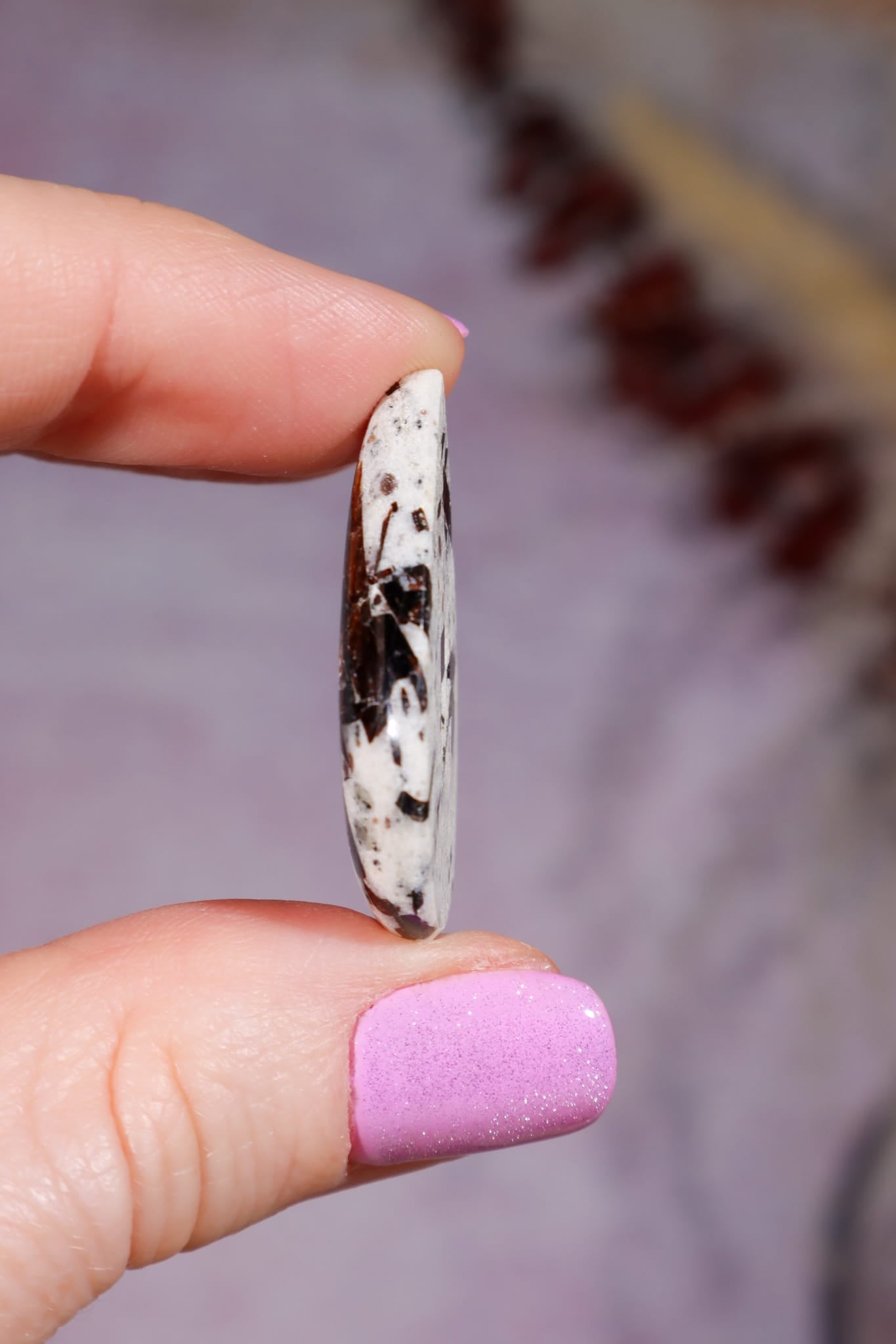 Astrophyllite Cabochon | Teardrop | Russia Cabochon Tali & Loz Crystals