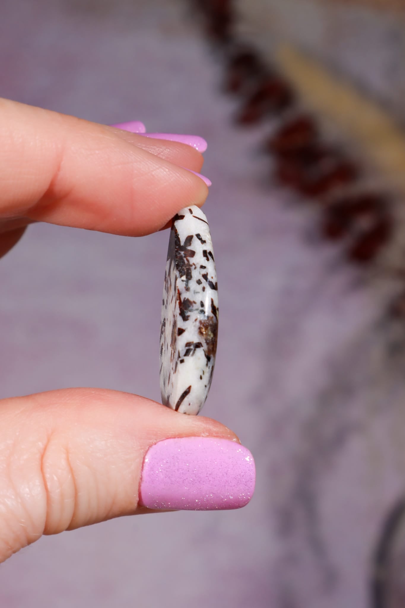 Astrophyllite Cabochon | Teardrop | Russia Cabochon Tali & Loz Crystals