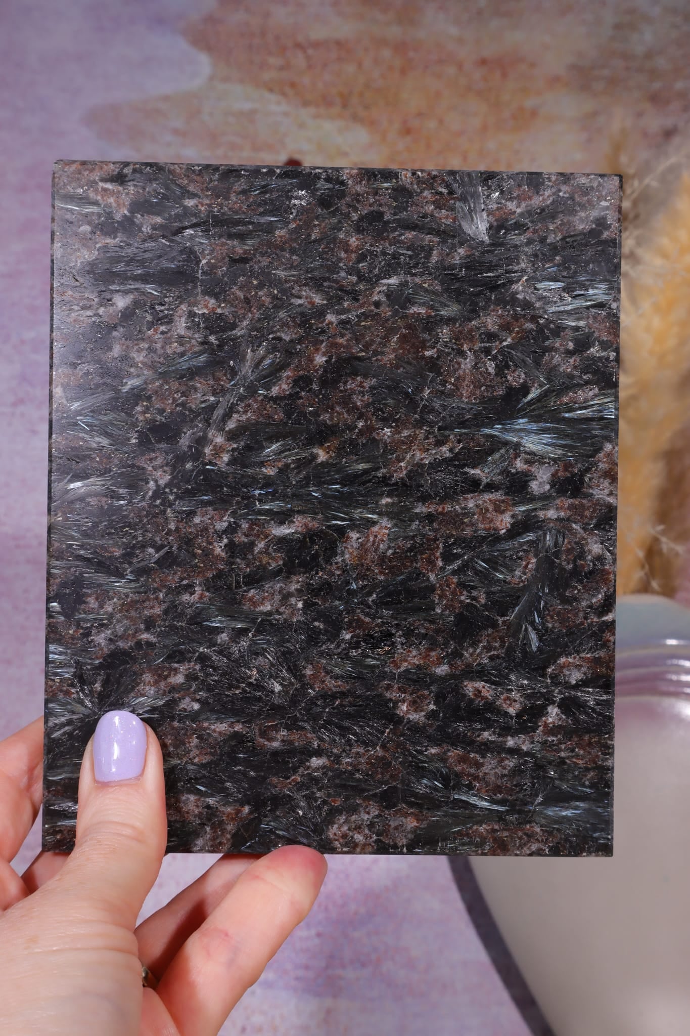 Astrophyllite & Garnet Slab | Polished | Russia Slab Tali & Loz Crystals