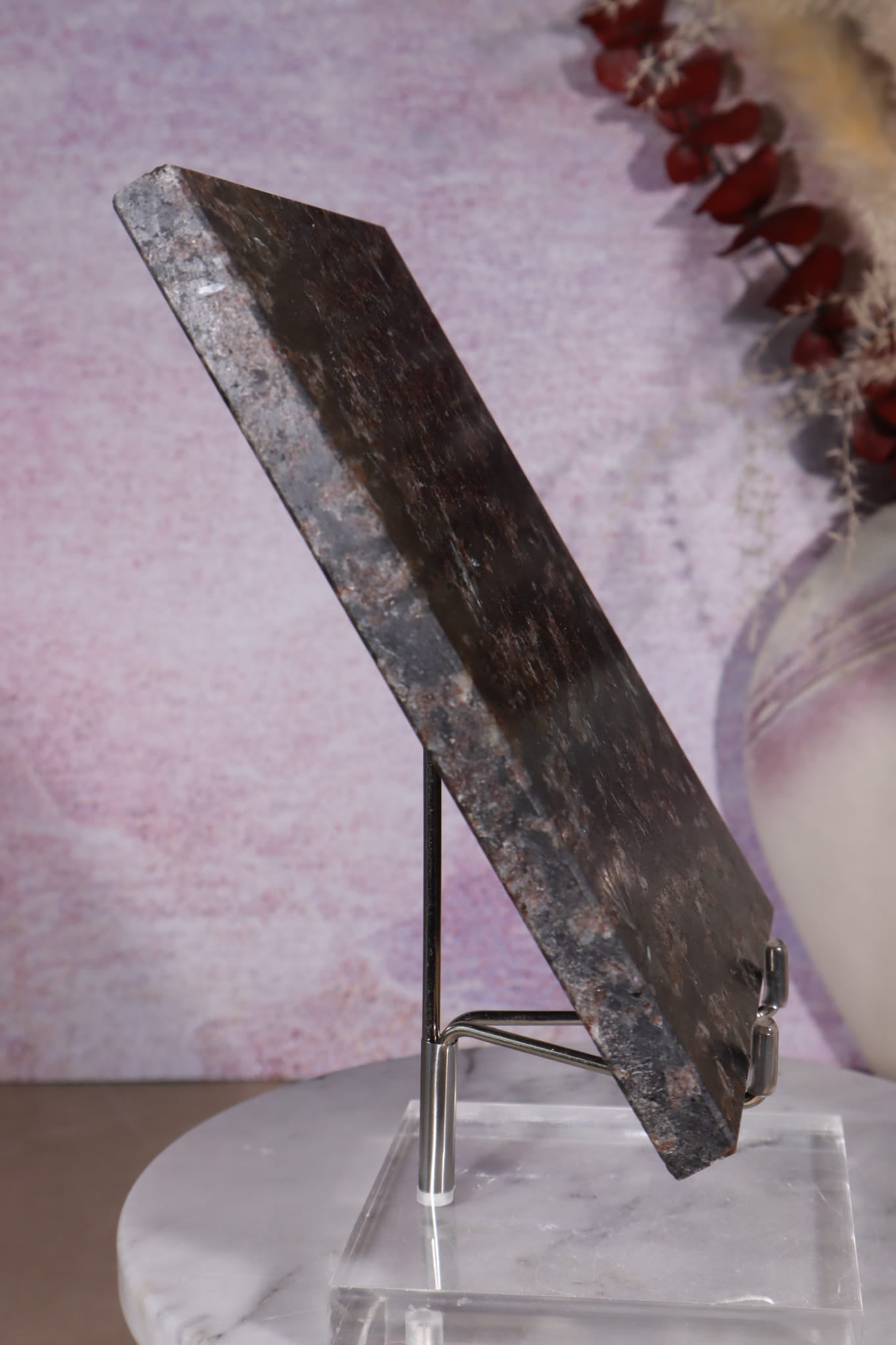 Astrophyllite & Garnet Slab | Polished | Russia Slab Tali & Loz Crystals