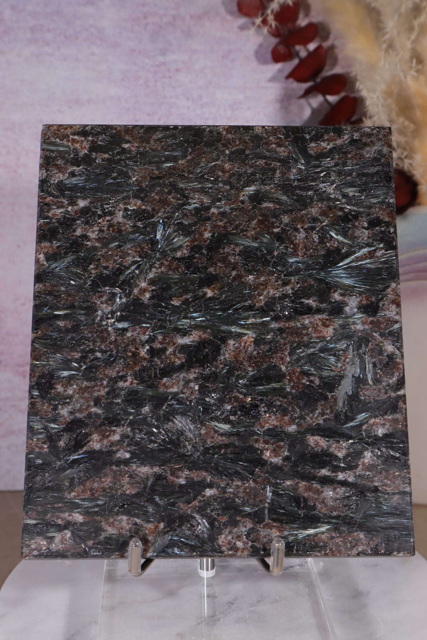 Astrophyllite & Garnet Slab | Polished | Russia Slab Tali & Loz Crystals
