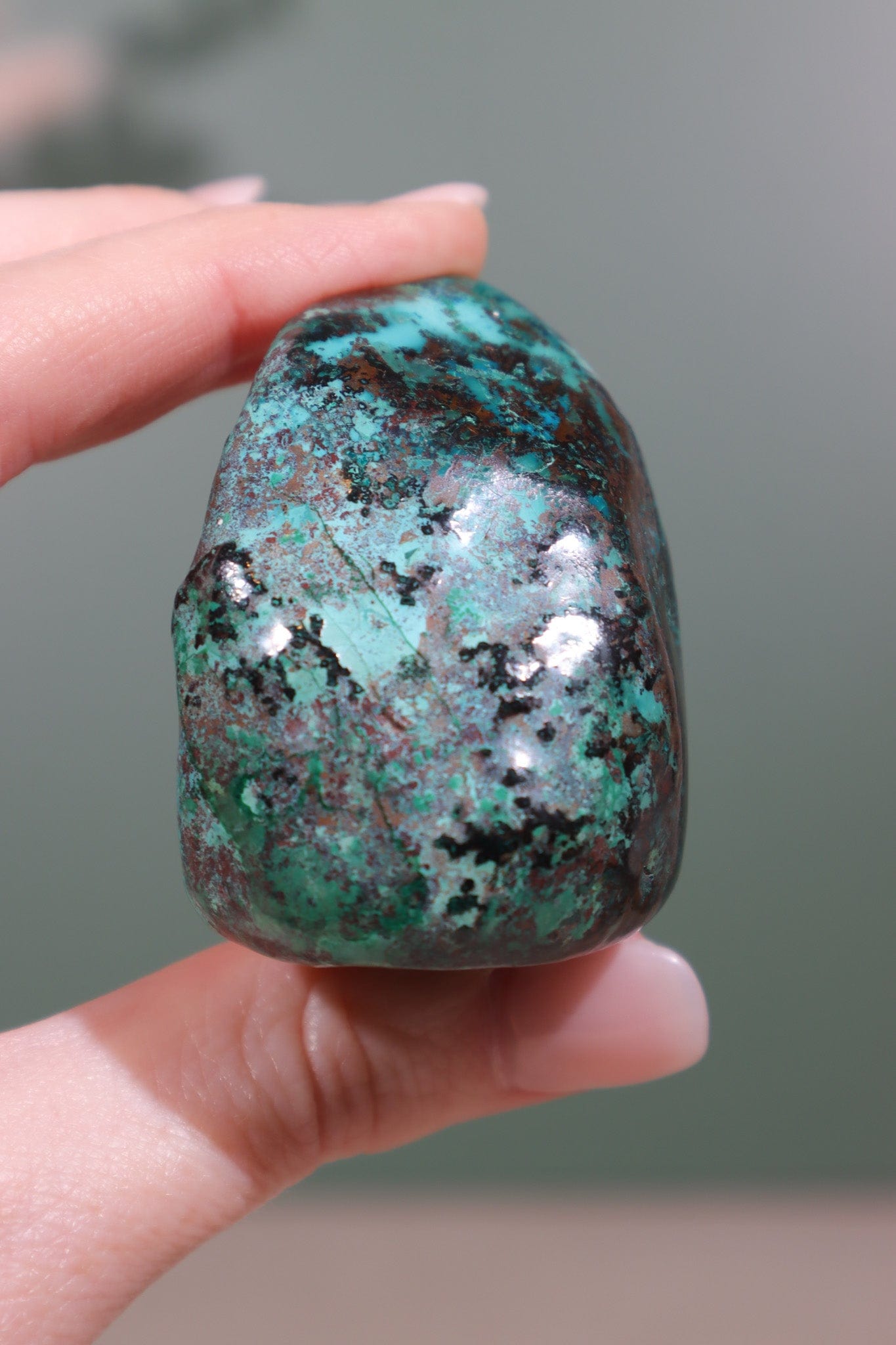 Azurite, Malachite, Copper Freeform 4.8cm Freeform Tali & Loz Crystals