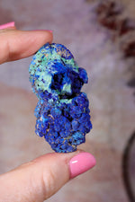 Azurite with Malachite | 52mm | Little Daisy Mine, Arizona Minerals Tali & Loz