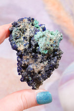 Azurite with Malachite Specimen, Sold As Seen Specimens Tali & Loz Crystals