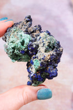 Azurite with Malachite Specimen, Sold As Seen Specimens Tali & Loz Crystals