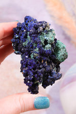 Azurite with Malachite Specimen, Sold As Seen Specimens Tali & Loz Crystals