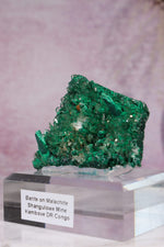 Barite on Malachite | 52mm | Shangulowe Mine, DR Congo Minerals Tali & Loz Crystals