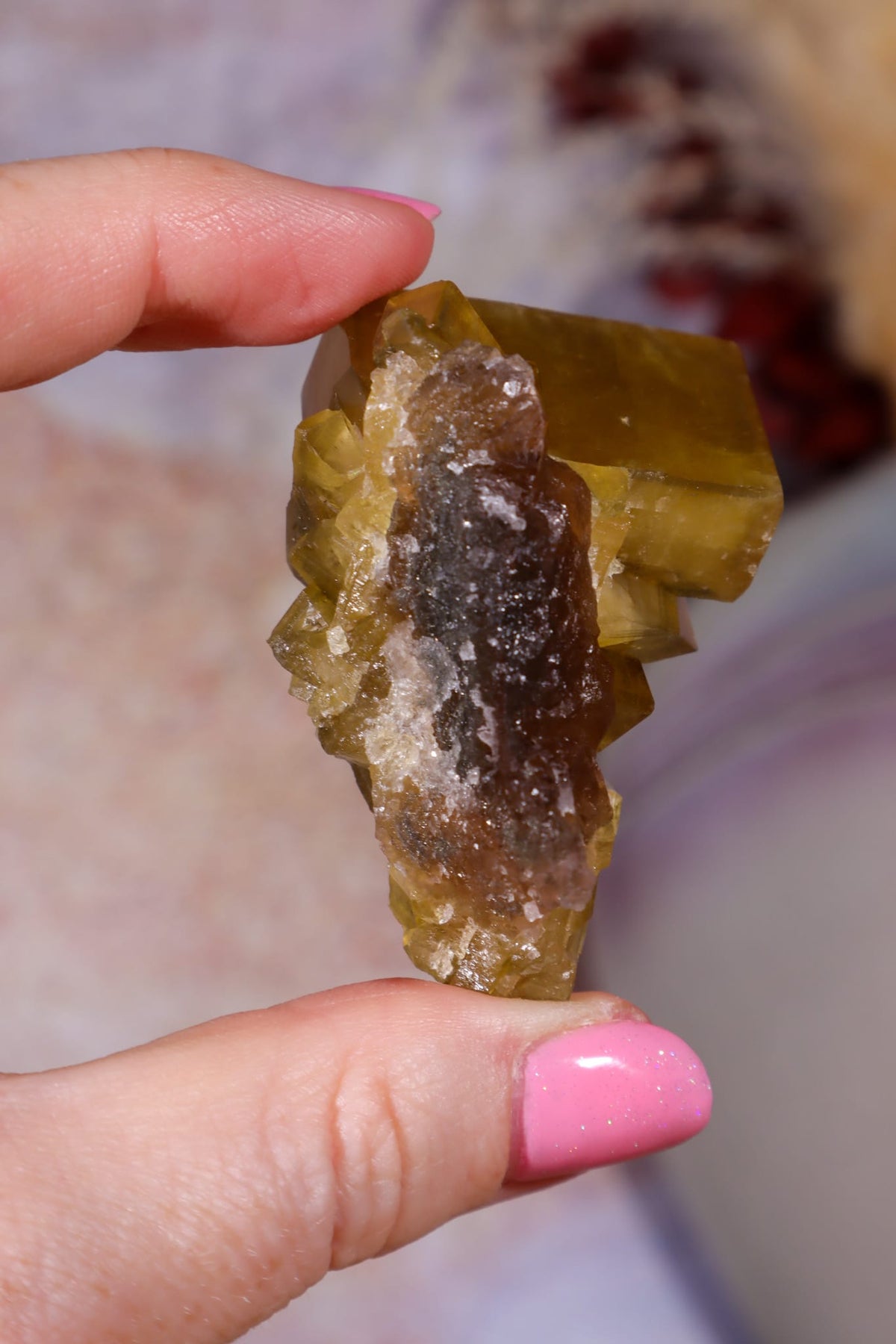 Baryte on Fluorite | 52mm | Sold As Seen Minerals Tali & Loz