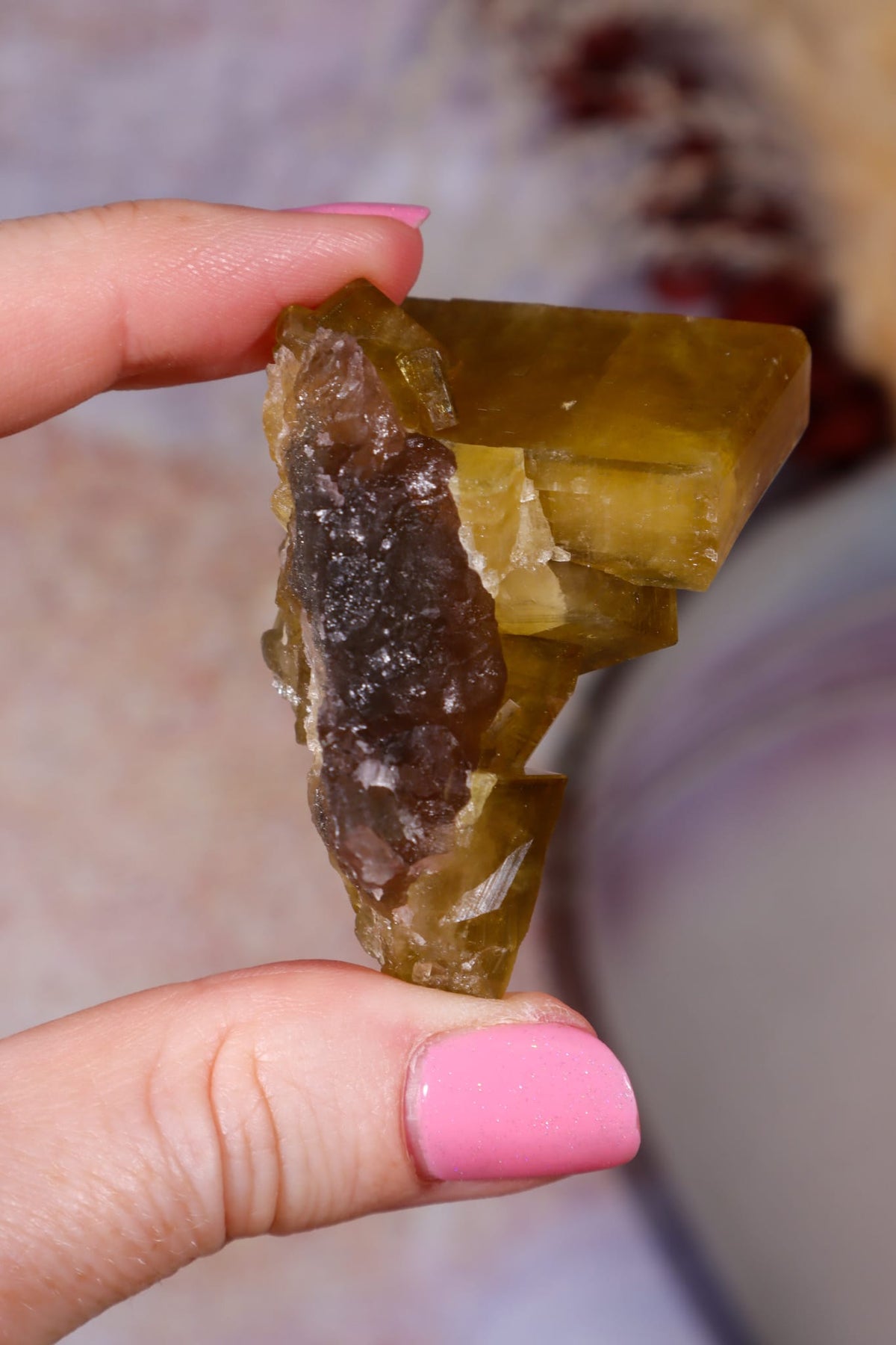 Baryte on Fluorite | 52mm | Sold As Seen Minerals Tali & Loz