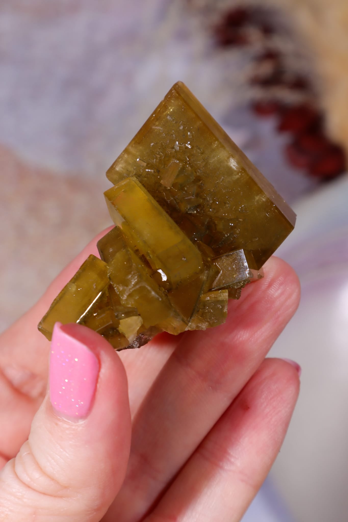 Baryte on Fluorite | 52mm | Sold As Seen Minerals Tali & Loz