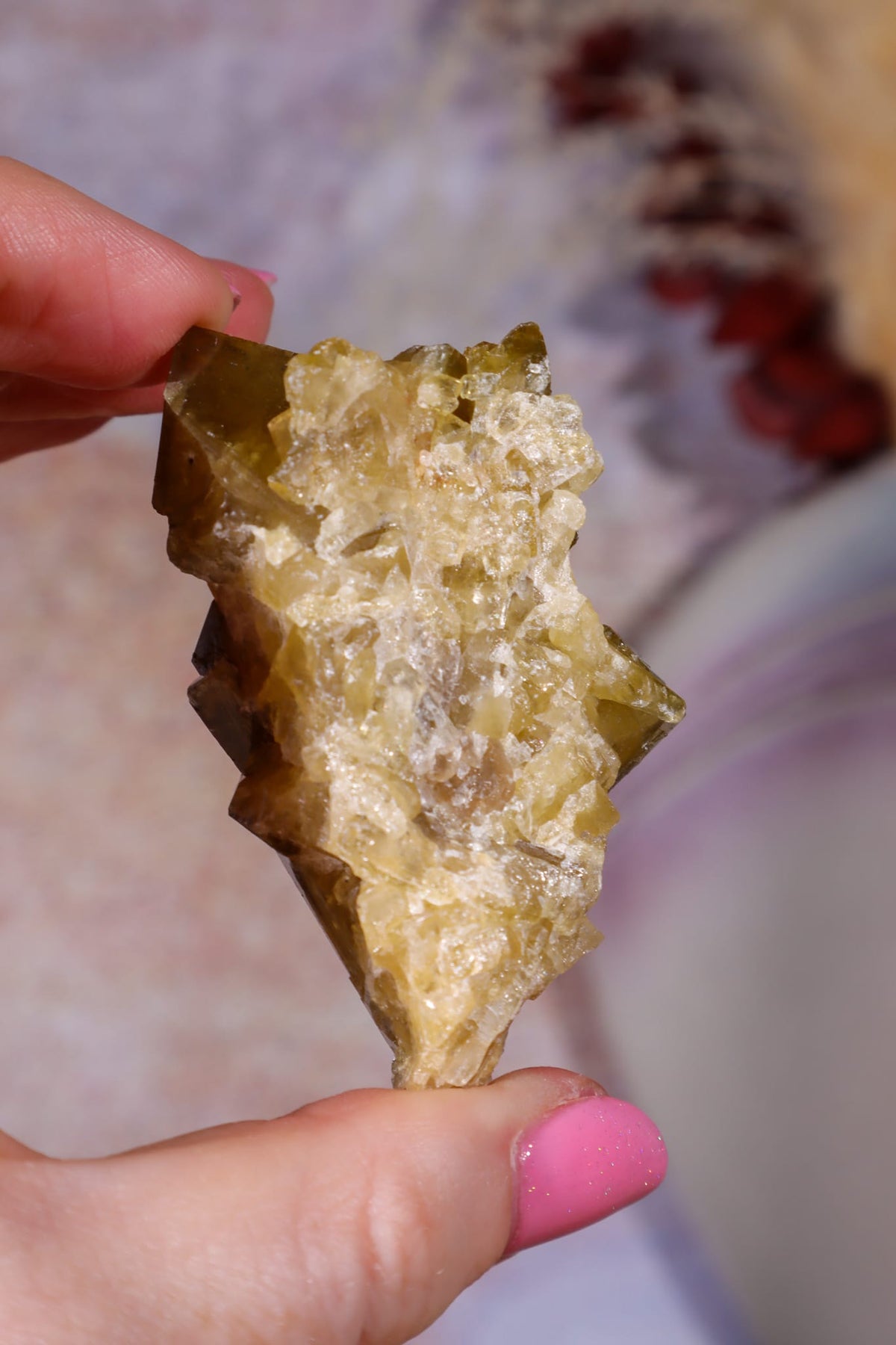 Baryte on Fluorite | 61mm | Sold As Seen Minerals Tali & Loz Crystals