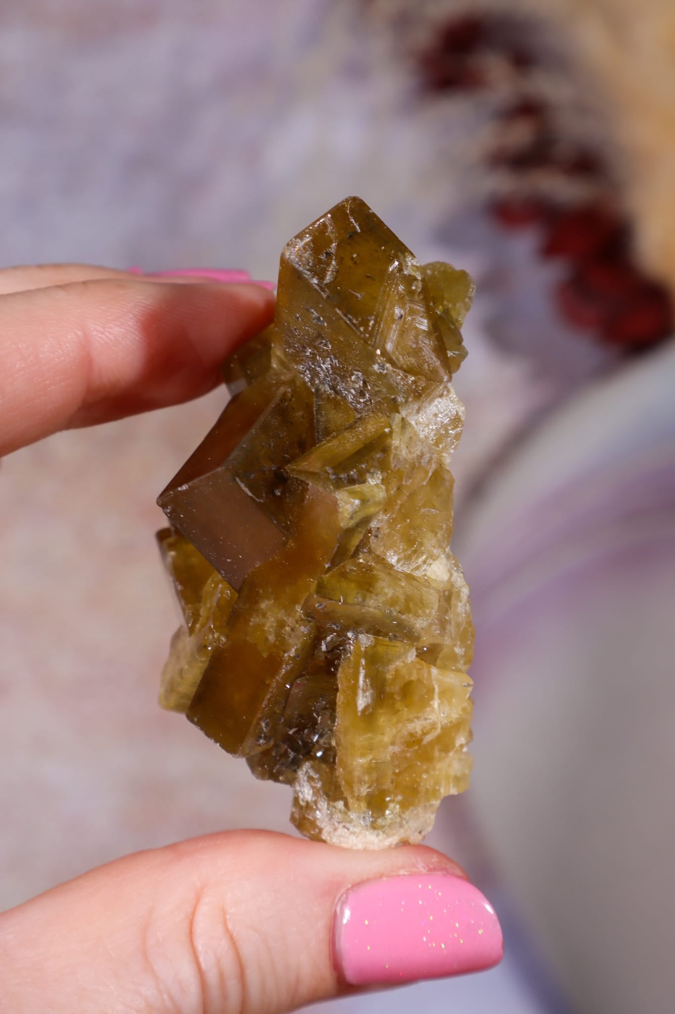 Baryte on Fluorite | 61mm | Sold As Seen Minerals Tali & Loz Crystals