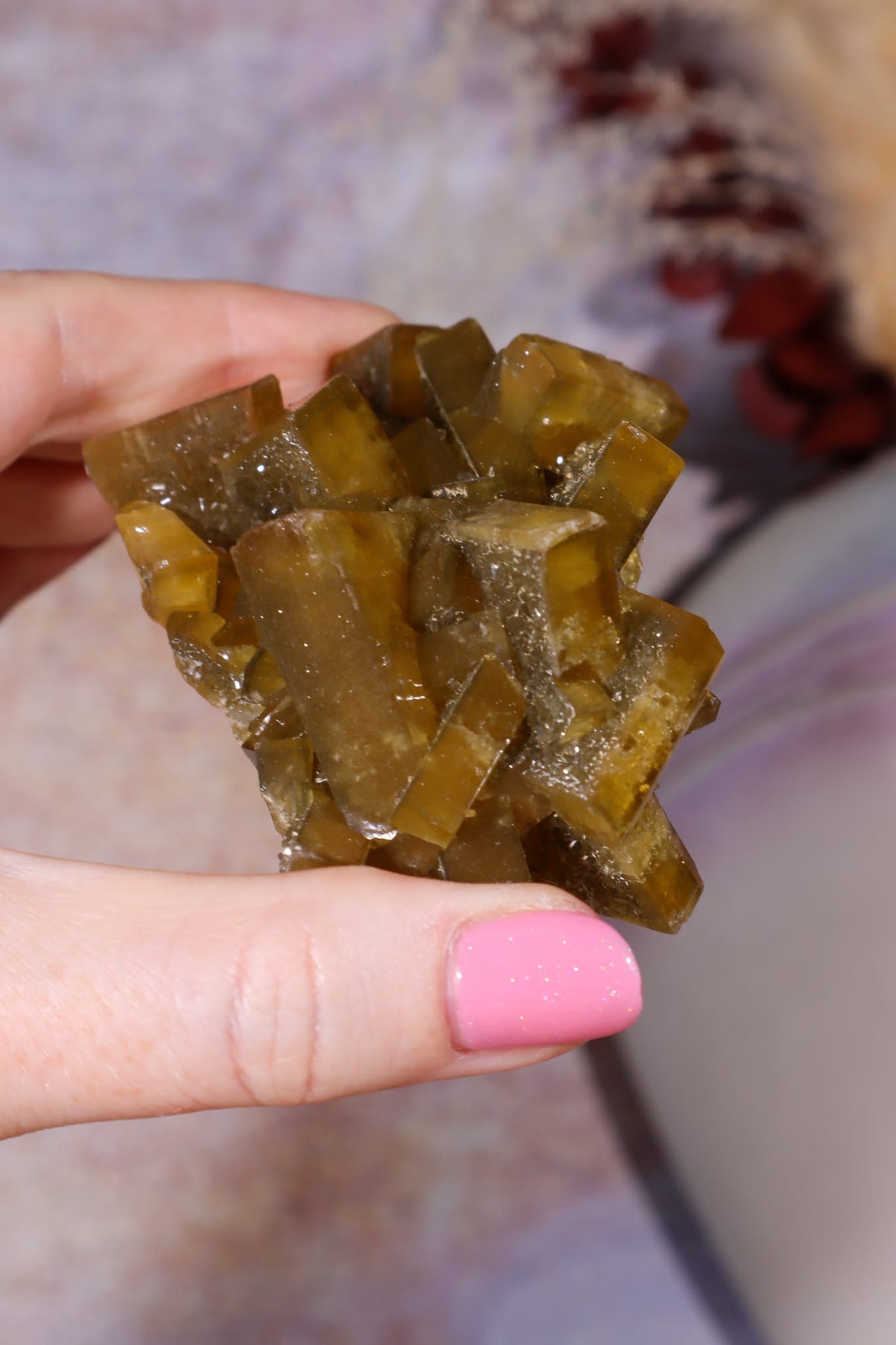 Baryte on Fluorite | 80mm | Sold As Seen Minerals Tali & Loz Crystals
