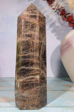 Black Moonstone Large Tower 21cm Towers Tali & Loz Crystals