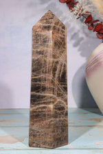 Black Moonstone Large Tower 21cm Towers Tali & Loz Crystals