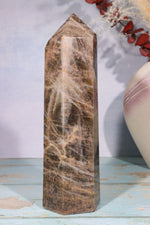 Black Moonstone Large Tower 21cm Towers Tali & Loz Crystals