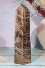 Black Moonstone Large Tower 21cm Towers Tali & Loz Crystals