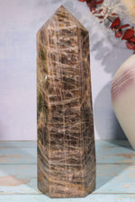 Black Moonstone Large Tower 21cm Towers Tali & Loz Crystals