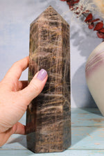 Black Moonstone Large Tower 21cm Towers Tali & Loz Crystals