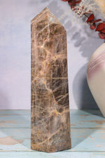 Black Moonstone Large Tower 21cm Towers Tali & Loz Crystals