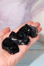 Black Obsidian Rough 30-50mm Rough Crystals Tali & Loz Crystals